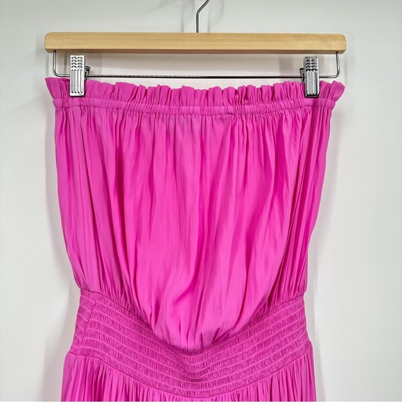 Ramy Brook Hot Pink Strapless Jumpsuit Women XXS - Picture 2 of 6